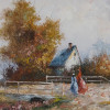 FRENCH LANDSCAPE PAINTING BY MARIE CHARLOT PIC-1