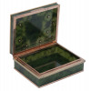 RUSSIAN 56 GOLD NEPHRITE JADE AND DIAMONDS BOX PIC-1