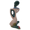 PARIS SCHOOL STYLE HAND COLORED CERAMIC STATUETTE PIC-1