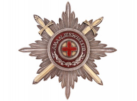 IMPERIAL RUSSIAN ORDER OF ST. ANNE, BREAST STAR