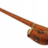 SOVIET PAINTED CARVED WOODEN CHIBOUK SMOKING PIPE PIC-1