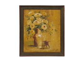 KOREAN STILL LIFE OIL PAINTING SIGNED BY ARTIST