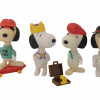 2000 FOUR SNOOPY MCDONALDS HAPPY MEAL FIGURINES PIC-0