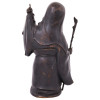 JAPANESE PATINATED BRONZE FIGURE OF A FORTUNE GOD PIC-1