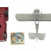 GROUP OF POCKET COMPASS CAR AND AIR PLANE MODELS PIC-1