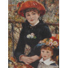 AUGUSTE RENOIR TWO SISTERS FRAMED OFFSET PRINT PIC-1