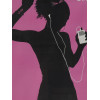 APPLE IPOD PINK POSTER DESIGNED BY M. DARIUS PIC-1