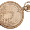 ANTIQUE 18K ROSE GOLD EMPIRE BWC CO POCKET WATCH PIC-1