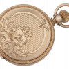 ANTIQUE 18K ROSE GOLD EMPIRE BWC CO POCKET WATCH PIC-2