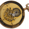 VINTAGE SOLID GOLD PEARLS JEWELRY POCKET WATCH PIC-1