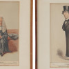 FOUR CARICATURE LITHOGRAPHS BY CARLO PELLEGRINI PIC-1