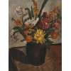 RUSSIAN FLOWERS OIL PAINTING BY ABRAHAM MANIEVICH PIC-1