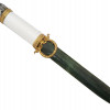 RUSSIAN SILVER ENAMEL DIAMOND JADE LETTER OPENER PIC-1