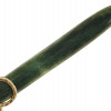 RUSSIAN SILVER ENAMEL DIAMOND JADE LETTER OPENER PIC-2