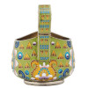 RUSSIAN GILT SILVER CLOISONNE ENAMEL KOVSH LADLE PIC-3