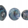 GROUP OF NINE HAND MADE ART GLASS PAPER WEIGHTS PIC-3