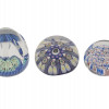 GROUP OF NINE HAND MADE ART GLASS PAPER WEIGHTS PIC-2