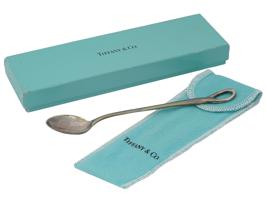 TIFFANY CO PERETTI STERLING SILVER SERVE SPOON