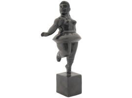 BRONZE FIGURE OF A BALLERINA BY FERNANDO BOTERO