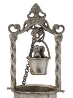 SWEDISH STERLING SILVER FIGURE OF A WISHING WELL