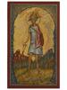 20TH CENTURY GREEK HAND PAINTED ICON OF ST JOHN PIC-0