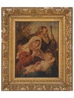 AFTER PLOCKHORST PORTRAIT PAINTING OF HOLY FAMILY