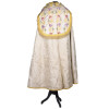 ANTIQUE EMBROIDERED CAPE CHASUBLE PRIEST CLOTHES PIC-3