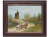 ZDZISLAW SAMPOLSKI POLISH OIL ON BOARD PAINTING PIC-0