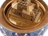 RUSSIAN SILVER AND ENAMEL EGG WITH MINIATURE CHURCH PIC-6