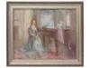 OIL ON BOARD PAINTING TO ATTR MARGUERITE S. PEARSON PIC-0