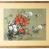 CHINESE FLORAL WATERCOLOR PAINTING BY HUI CHI MAU PIC-0