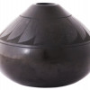 VINTAGE BLACK ON BLACK PUEBLO POTTERY BOWL SIGNED PIC-0