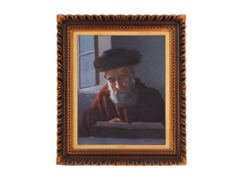 JUDAICA OIL PAINTING BY KONSTANTIN SZEWCZENKO