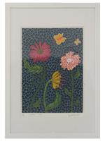 ORIGINAL JAPANESE LITHOGRAPH BY YAYOI KUSAMA