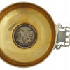 FRENCH CARTIER STERLING SILVER MEDALS PORRINGER PIC-0