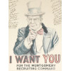 I WANT YOU POSTER MONTGOMERY RECRUITING COMMAND PIC-1