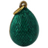 RUSSIAN GILT SILVER ENAMEL EASTER EGG PENDANT PIC-1