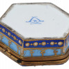 ANTIQUE SEVRES PORCELAIN SNUFF BOX WITH EAGLE PIC-1