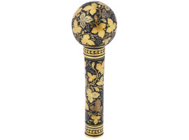 VINTAGE TOLEDO DAMASCENE GOLD INLAY ENAMEL HANDLE