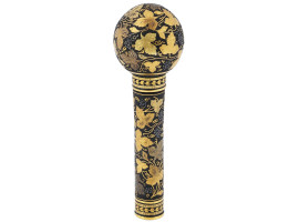 VINTAGE TOLEDO DAMASCENE GOLD INLAY ENAMEL HANDLE