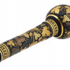 VINTAGE TOLEDO DAMASCENE GOLD INLAY ENAMEL HANDLE PIC-2