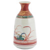 VINTAGE JAPANESE PORCELAIN SAKE BOTTLE AND CUPS PIC-2