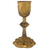 ANTIQUE CATHOLIC GILDED CHALICE CUP, C. 1900 PIC-1