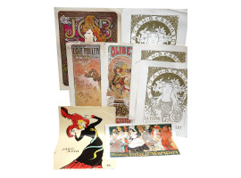 VINTAGE ART NOUVEAU MUCHA HINGRE ORAZI POSTERS