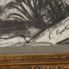 RUSSIAN FRENCH CHARCOAL PAINTING BY CHAIM SOUTINE PIC-6