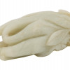 ANTIQUE CHINESE BUDDHAS HAND FRUIT JADE CARVING PIC-0