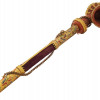 ANTIQUE TURKISH OTTOMAN GILT COPPER TOPHANE PIPE PIC-2