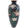 ANTIQUE JAPANESE LARGE CLOISONNE ENAMEL VASE PIC-0