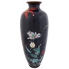 ANTIQUE JAPANESE LARGE CLOISONNE ENAMEL VASE PIC-2