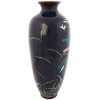 ANTIQUE JAPANESE LARGE CLOISONNE ENAMEL VASE PIC-3